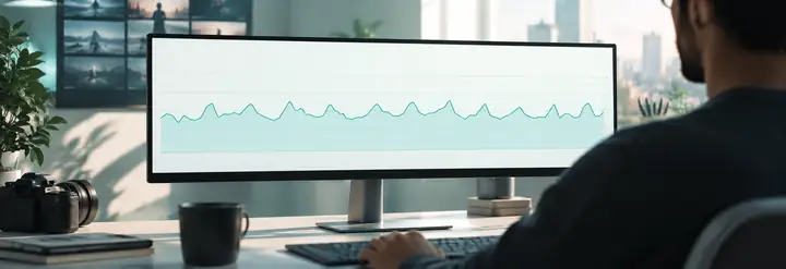 Umsatzanalysen mit einem beständigen Leistungstrend